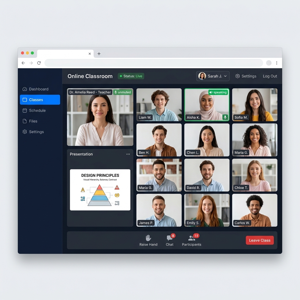Classroom UI Interaction